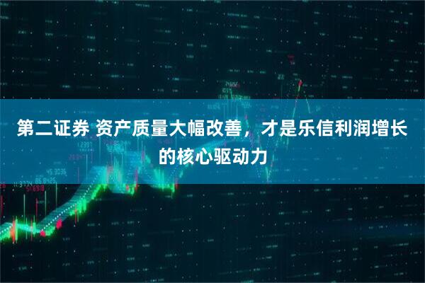 第二证券 资产质量大幅改善，才是乐信利润增长的核心驱动力