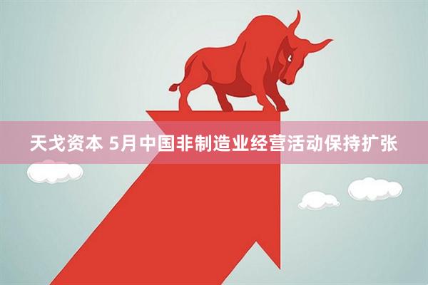 天戈资本 5月中国非制造业经营活动保持扩张